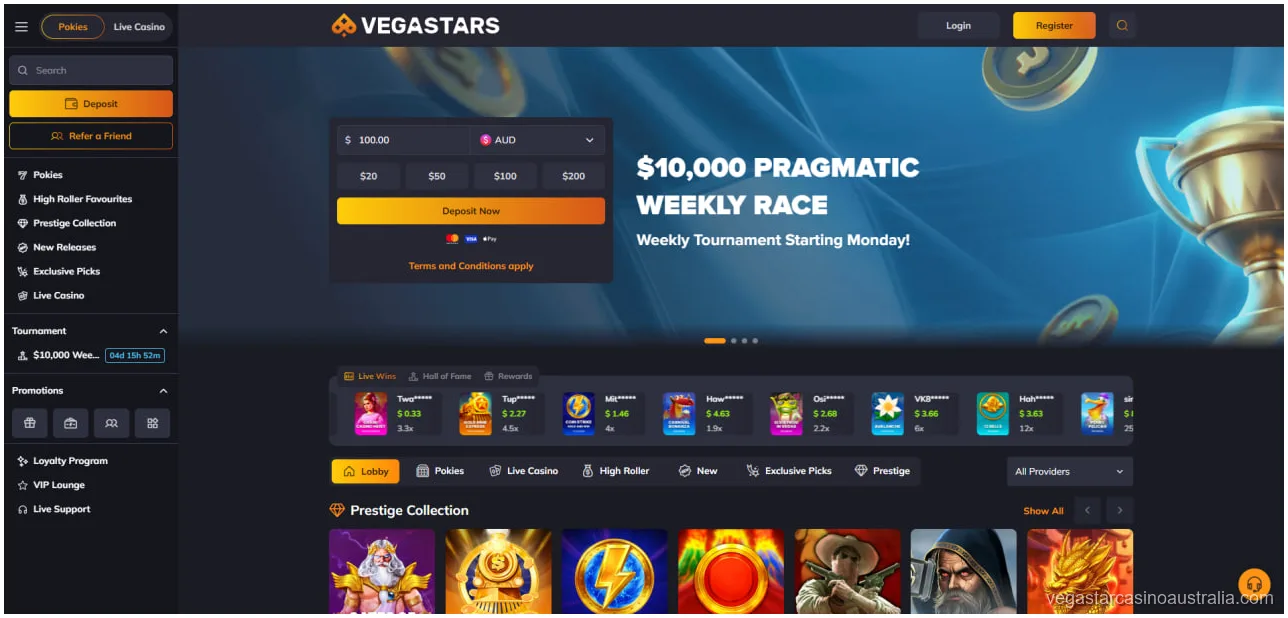 VegaStars Casino Australia Real Money Gaming Guide 2026